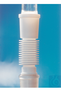 PTFE bellow connector, B length joint, socket 14/23, cone 14/23, height 90 PTFE bellow connector,...